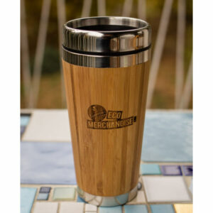 ED5006 Bambus Thermo Becher mit Sicherheitsverschluss 450ml