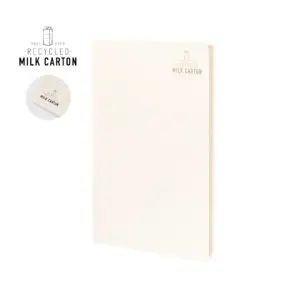 Notebook Agnila aus Milchkarton